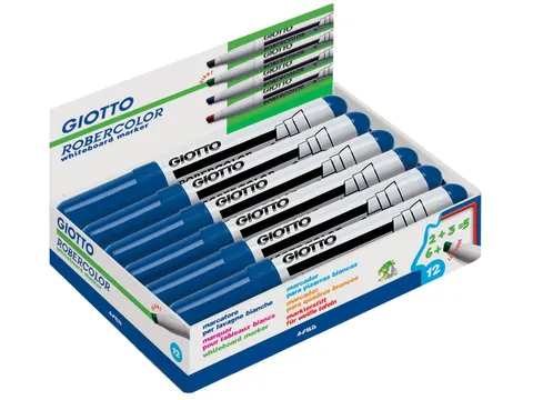 Robercolor whiteboardmarker maxi schuine punt blauw