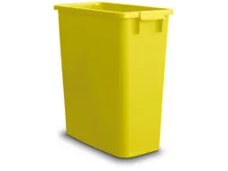 Multifunktionele Bak Pp 590x560x280mm 60 liter 2 Grepen Geel