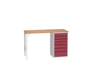 werkbank,HxBxD 930x1500x600mm,multiplexblad,2voeten/1container - 1