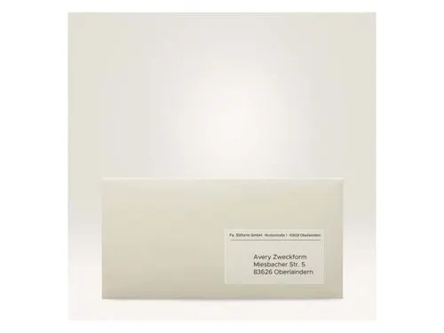 Adresetiket Avery J8560-25 63,5x38,1mm Transparant Inkjet 525 stuks