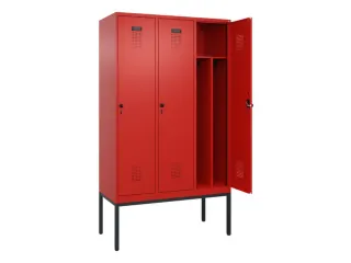 locker voor scheiding van kleding,HxBxD 2120x1200x500mm,3vak - 1