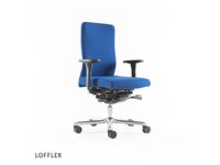 Löffler Bureaustoel met visco-elastische zitting Blauw