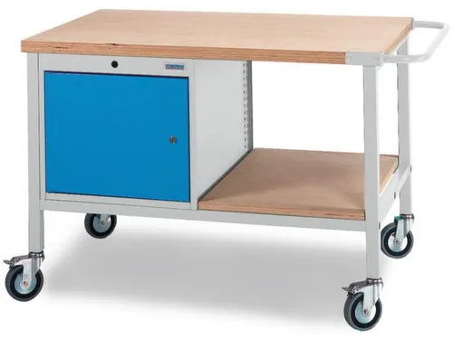 Werkplaatswagen 859x1200x750mm Werkblad 40mm Draaideuren