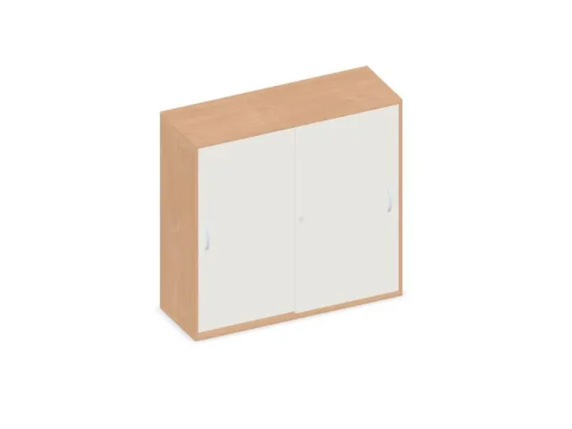 schuifdeurkast,HxBxD 1150x1200x430mm,decor romp beuken,decor front wit