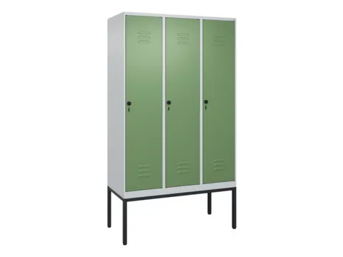 locker voor scheiding van kleding,HxBxD 2120x1200x500mm,3vak