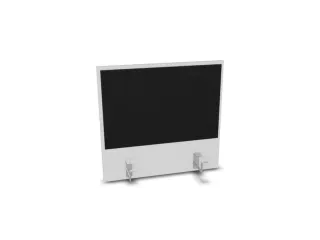 opzetpaneel,v. bureau,aanbouw achter,B 600mm,Bl-wit,BN8033-zwart - 1