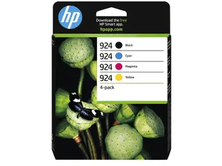 HP 924 Inktcartridge Zwart + 3 Kleuren Origineel (6C3Z1NE) - 1