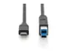 USB Type-C verbindingskabel, type C naar B 1,8m 3A 5 GB 3.0-versie zwa