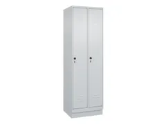 locker voor scheiding van kleding,HxBxD 1950x600x500mm,2vak