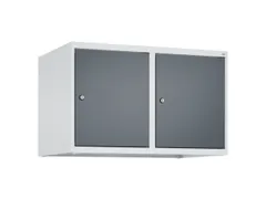 opzetkast,v. locker,2vak.,vak B 400mm,HxBxD 500x800x500mm,vleugeldeur