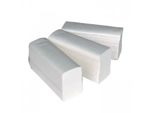 CMT Handdoekpapier M-vouw Eco recycled 2-laags wit 25x150 Stuks