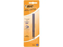 Balpenvulling Bic voor diverse balpennen medium blauw blister à 2st