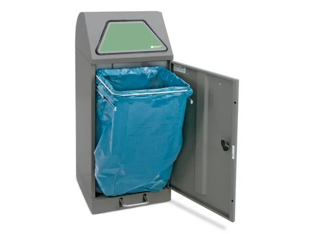 conteneur de tri sélectif,non inflammable,1x75l,HxlxP 1000x400x380mm