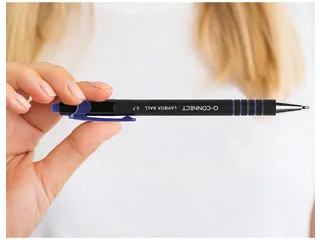 Balpen Lambda Intrekbaar Medium Blauw - 6