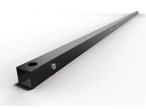 dwarsverbinder v. geperf./sleufplaten,B 2000mm,antraciet,staal