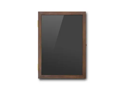 Houten Menuvitrine A3