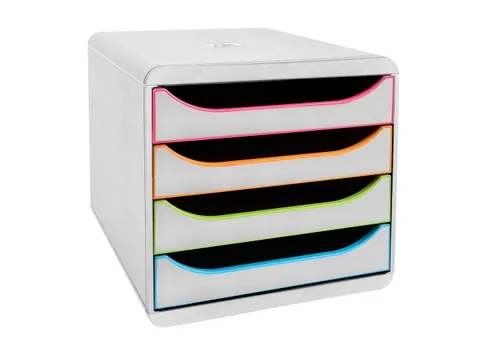 BIG BOX Black Office wit/harlekijn/wit