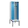 locker met bank,voor scheiding van kleding,HxBxD 2120x600x815mm,2vak