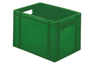 Euronorm-stapelbak 24l 270x400x300mm Wanden/bodem Gesloten Groen - 1
