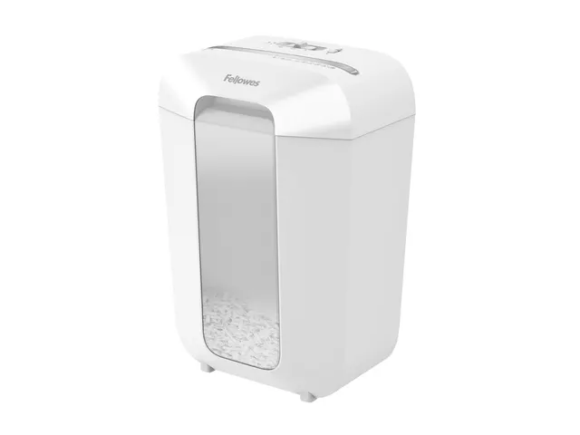 Destructeur Fellowes Powershred LX70 particules 4x40mm blanc