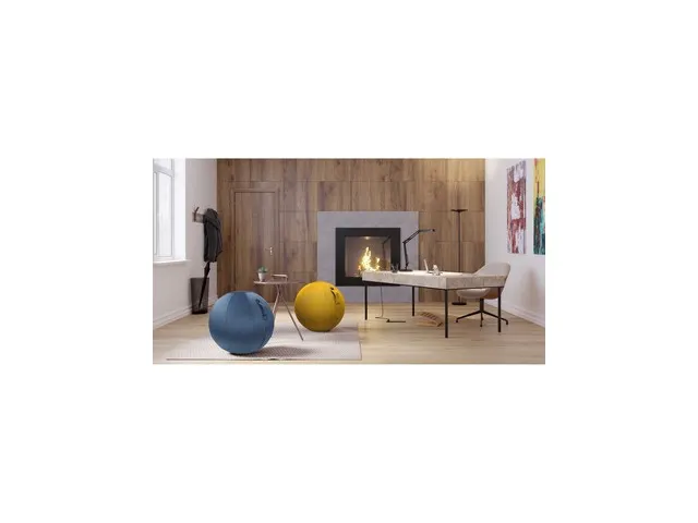 Ergoball ergonomische zitbal donkerblauw Ø 65 cm.