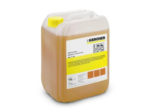 Olie- en vetverwijderaar,v. hogedrukreiniger,10l jerrycan,pH-waarde 13