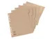 Intercalaires Oxford Touareg 11 perf 6 onglets carton naturel