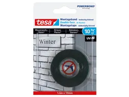 Montagetape tesa Powerbond baksteen dubbelzijdig 1,5mx19mm
