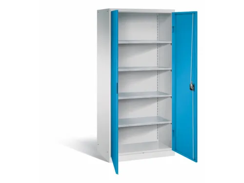 universele kast,HxBxD 1950x890x545mm,4xStalen bodem,cilinderslot