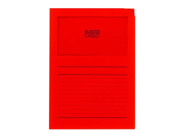 Map Elco Ordo Classico mvenst A4 120gr 220x310mm rood 100st verp100220