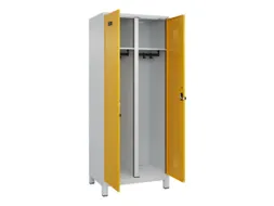 locker voor scheiding van kleding,HxBxD 1950x800x500mm,2vak