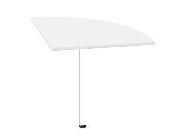 angle de liaison,90 °,HxlxP 720-840x800x800mm,rond,Bl-blanc