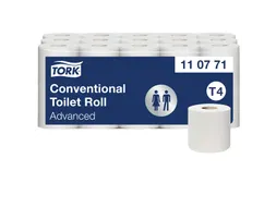 Toiletpapier Tork T4 110771 Advanced 2-laags Wit 400 Vel 30 rollen
