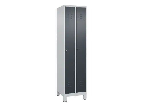 locker,HxBxD 1950x500x500mm,2vak,vak B 250mm,cil.-slot,voeten