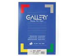 Gallery Witte Etiketten 99.1x67.7mm Ronde Hoeken