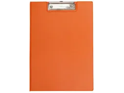Klembordmap MAUL A4 staand met penlus PVC neon oranje