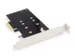M.2 NGFF/NVMe SSD PCI Express 3.0 (x4) uitbreidingskaart