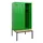 locker met bank,HxBxD 1950x900x815mm,3vak,vak B 300mm,cilinderslot