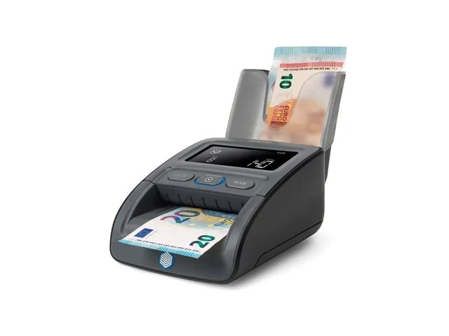 Valsgeld detector Safescan 155-S G2 met stacker en batterij