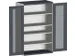 armoire modulaire,HxlxP 2000x1300x525mm,4xtablette en acier