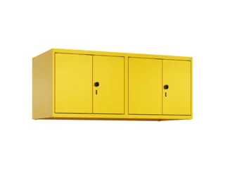 opzetkast,v. locker voor scheiding van kleding,4vak.,vak B 300mm - 2