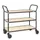 tafelwagen,draagverm. 250kg,3xhouten plaat,laadvl. LxB 950x430mm