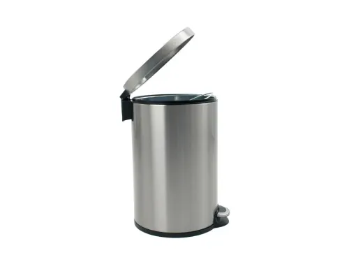 Serene pedaalemmer 20 liter met metalen Binnenemmer mat RVS