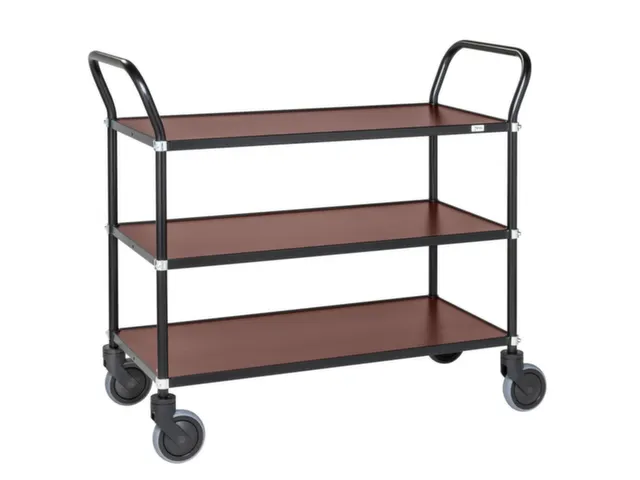 tafelwagen,draagverm. 250kg,3xhouten plaat,laadvl. LxB 950x430mm