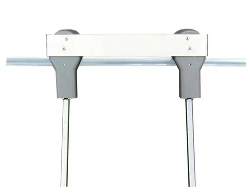 verrijdbare stellingladder,balk L 2,7m,v. H tot 2,83m,10,treden