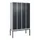 locker voor scheiding van kleding,HxBxD 2120x1200x500mm,4vak