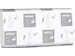 Handdoek Katrin Plus w-vouw 3-laags 203x320mm 25x90 vel wit 61600
