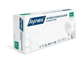 Handschoen Hynex nitril S wit 3.5gr 100 stuks - 1