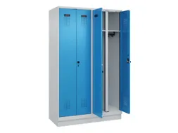 locker voor scheiding van kleding,HxBxD 1950x1200x500mm,4vak