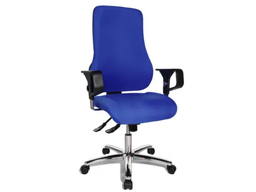 Draaistoel Koninklijk Blauw H X B X D 450-570X 500X 460Mm Incl. Armleu
